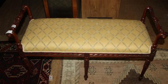 Upholstered window seat